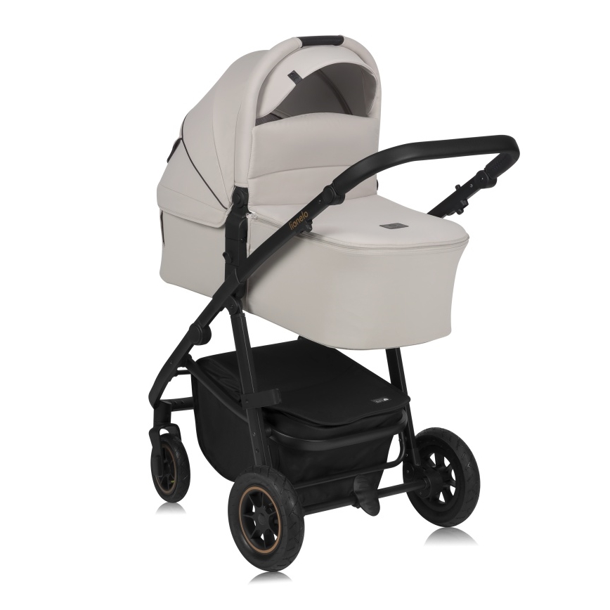 Lionelo - Combinatiekinderwagen 2-in-1 AMBER PLUS Beige Zand