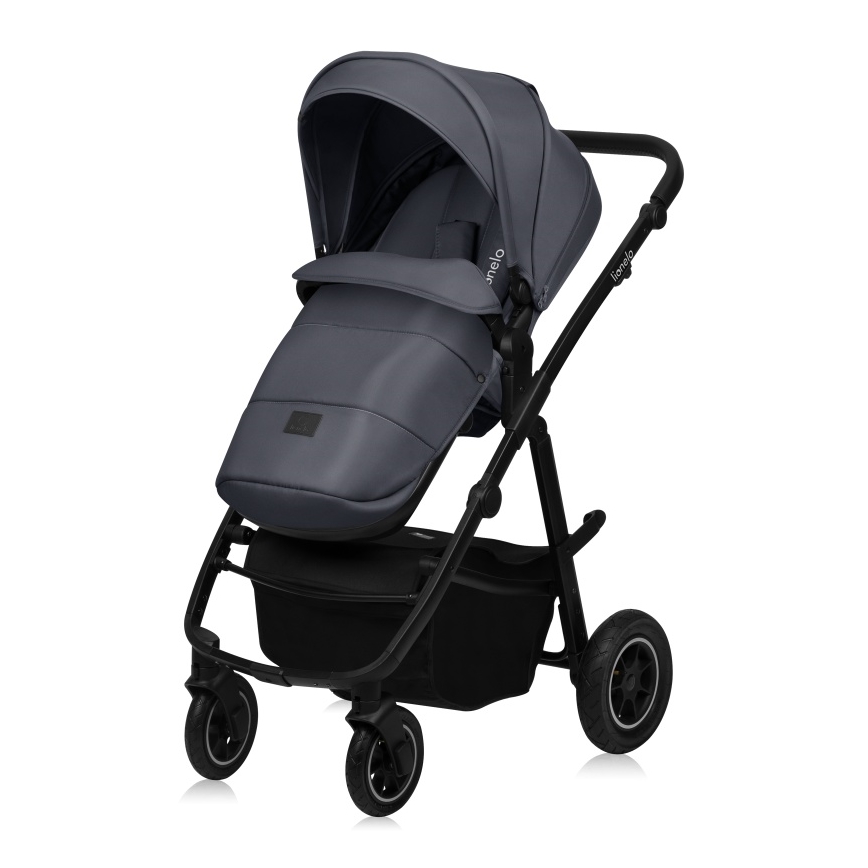Lionelo - Combinatiekinderwagen 2-in-1 AMBER PLUS Grijs Grafiet