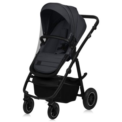 Lionelo - Combinatiekinderwagen 2-in-1 AMBER PLUS Grijs Grafiet