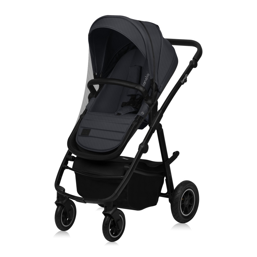 Lionelo - Combinatiekinderwagen 2-in-1 AMBER PLUS Grijs Grafiet