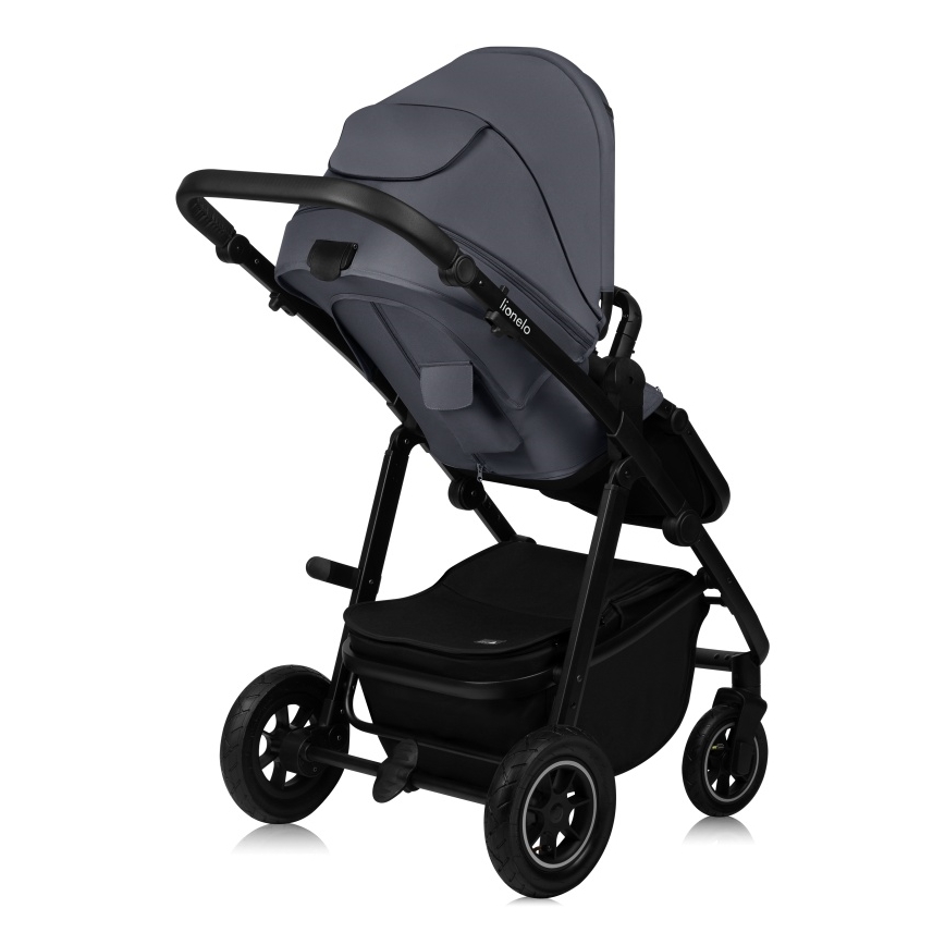 Lionelo - Combinatiekinderwagen 2-in-1 AMBER PLUS Grijs Grafiet