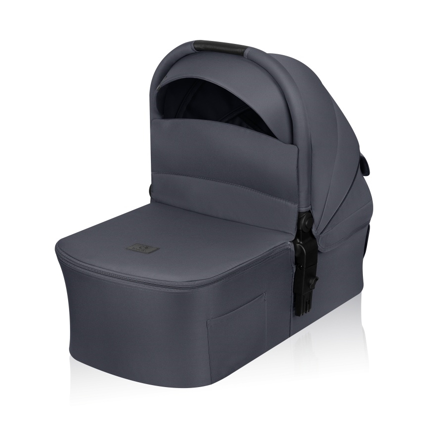 Lionelo - Combinatiekinderwagen 2-in-1 AMBER PLUS Grijs Grafiet
