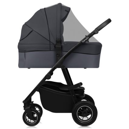 Lionelo - Combinatiekinderwagen 2-in-1 AMBER PLUS Grijs Grafiet