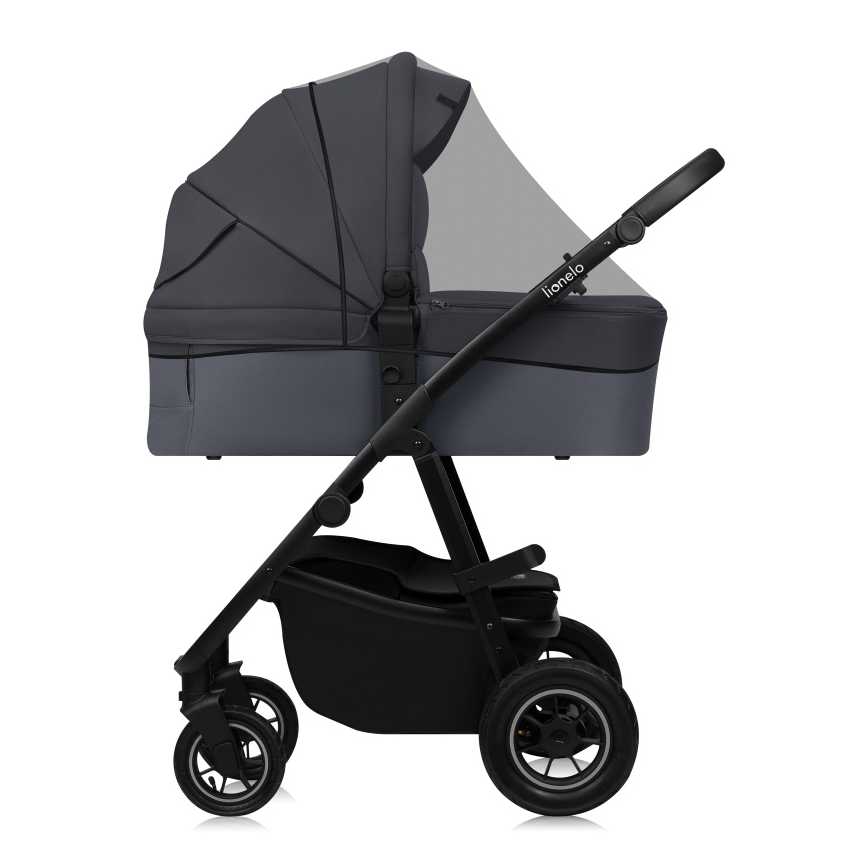 Lionelo - Combinatiekinderwagen 2-in-1 AMBER PLUS Grijs Grafiet