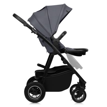 Lionelo - Combinatiekinderwagen 2-in-1 AMBER PLUS Grijs Grafiet