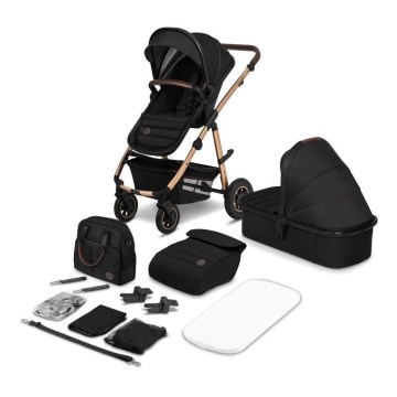 Lionelo - Combinatiekinderwagen 2-in-1 AMBER Zwart Onyx