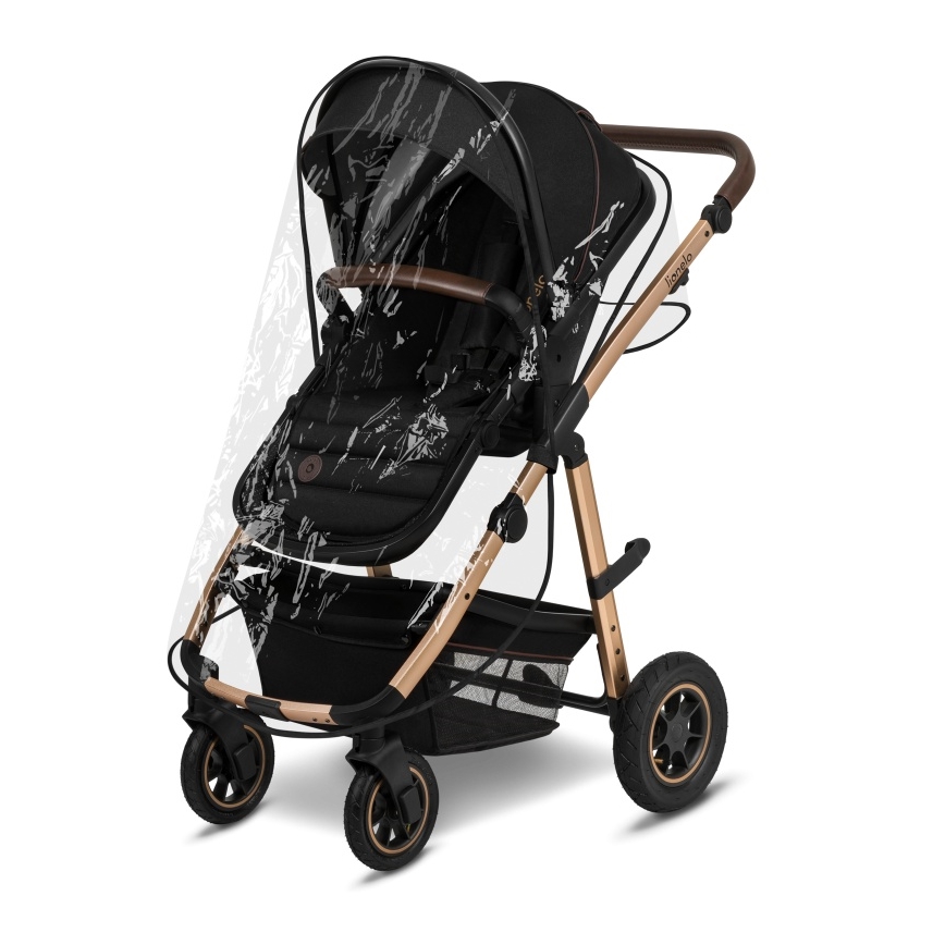Lionelo - Combinatiekinderwagen 2-in-1 AMBER Zwart Onyx