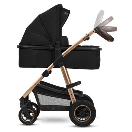 Lionelo - Combinatiekinderwagen 2-in-1 AMBER Zwart Onyx