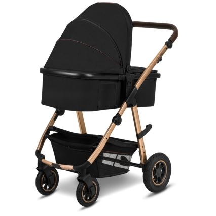 Lionelo - Combinatiekinderwagen 2-in-1 AMBER Zwart Onyx