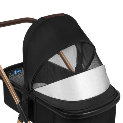 Lionelo - Combinatiekinderwagen 2-in-1 AMBER Zwart Onyx