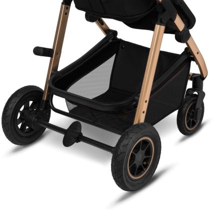 Lionelo - Combinatiekinderwagen 2-in-1 AMBER Zwart Onyx
