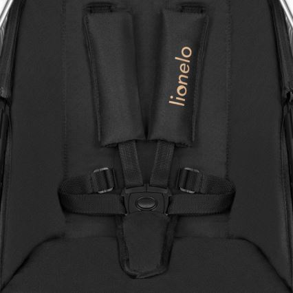 Lionelo - Combinatiekinderwagen 2-in-1 AMBER Zwart Onyx
