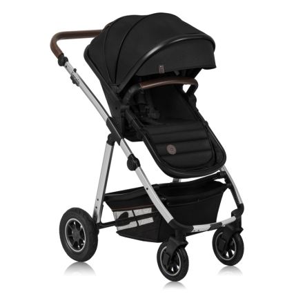 Lionelo - Combinatiekinderwagen 2-in-1 AMBER Zwart/Zilver