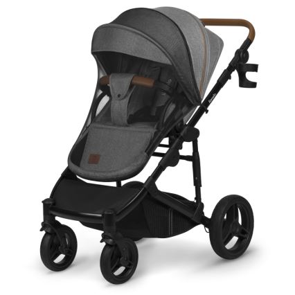 Lionelo - Combinatiekinderwagen 2-in-1 MARI TOUR Grey Stone