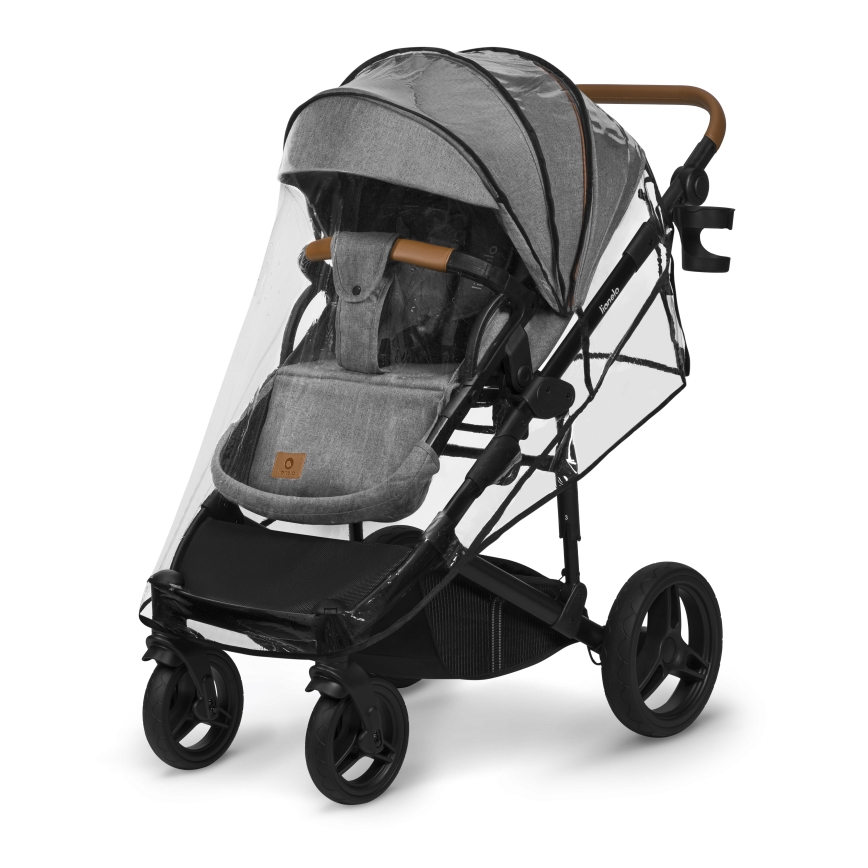 Lionelo - Combinatiekinderwagen 2-in-1 MARI TOUR Grey Stone