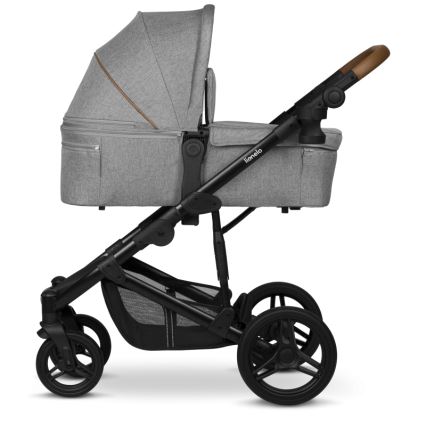 Lionelo - Combinatiekinderwagen 2-in-1 MARI TOUR Grey Stone