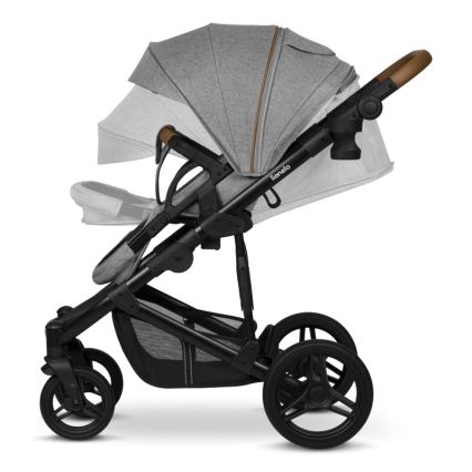 Lionelo - Combinatiekinderwagen 2-in-1 MARI TOUR Grey Stone
