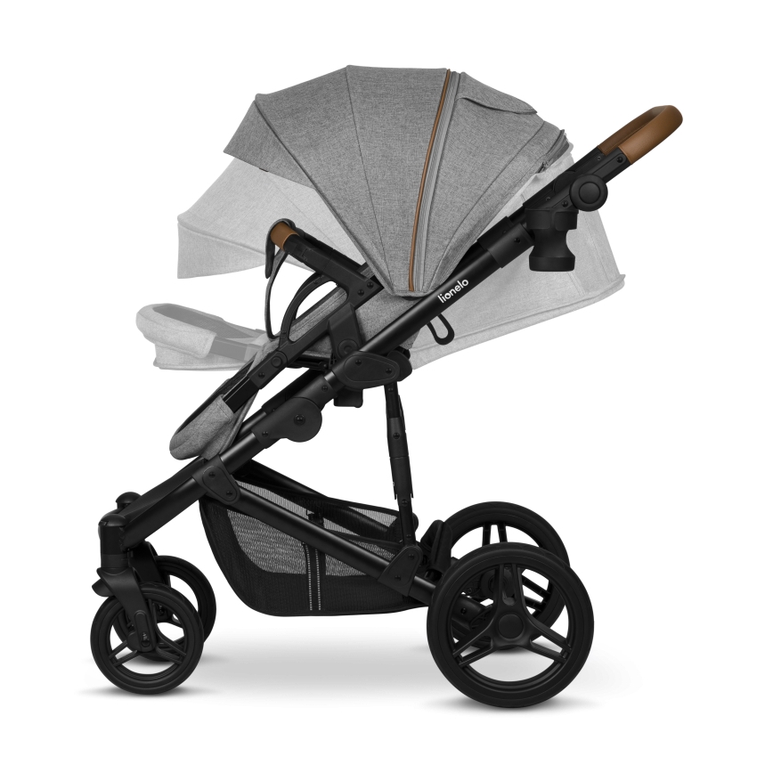 Lionelo - Combinatiekinderwagen 2-in-1 MARI TOUR Grey Stone