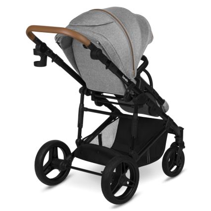 Lionelo - Combinatiekinderwagen 2-in-1 MARI TOUR Grey Stone