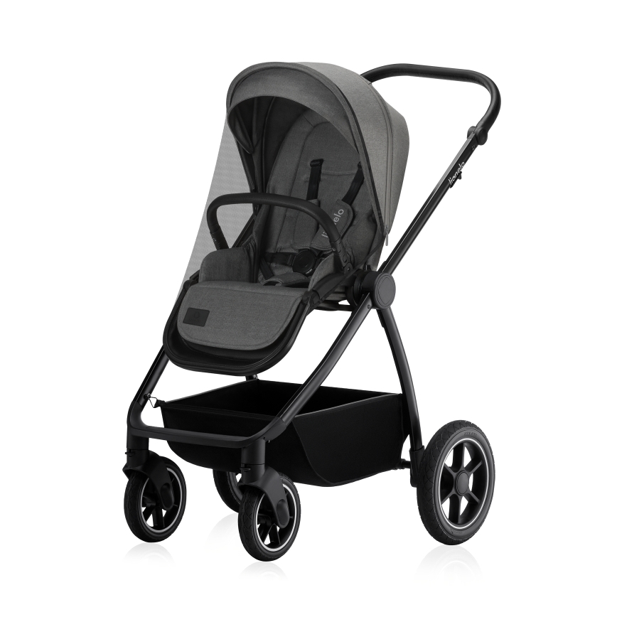 Lionelo - Combinatiekinderwagen 2-in-1 MERIL Grey Stone
