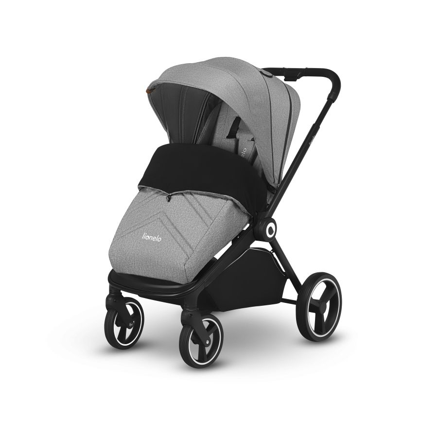 Lionelo - Combinatiekinderwagen 2-in-1 MIKA Grey Stone