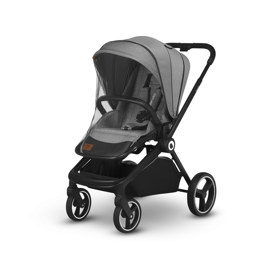 Lionelo - Combinatiekinderwagen 2-in-1 MIKA Grey Stone