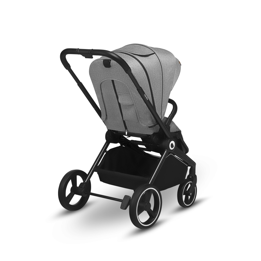 Lionelo - Combinatiekinderwagen 2-in-1 MIKA Grey Stone