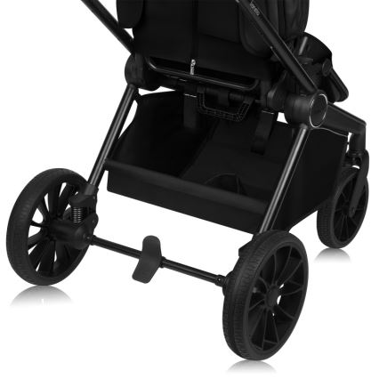 Lionelo - Combinatiekinderwagen 2-in-1 MIKA PLUS Black Onyx