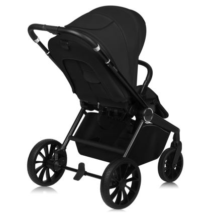 Lionelo - Combinatiekinderwagen 2-in-1 MIKA PLUS Zwart Onyx