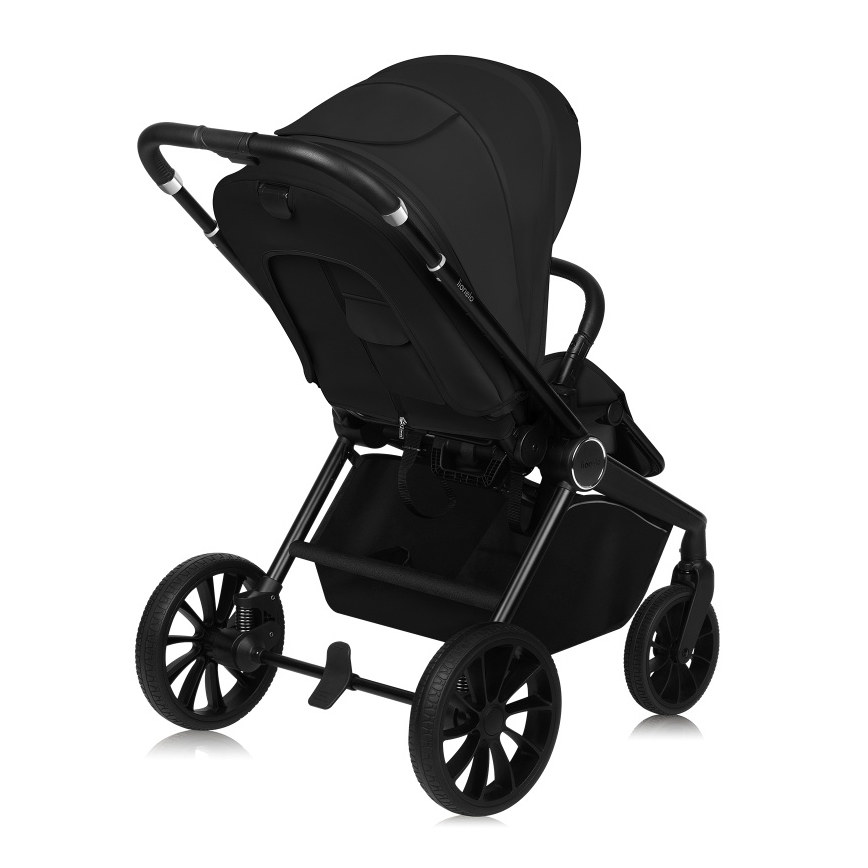 Lionelo - Combinatiekinderwagen 2-in-1 MIKA PLUS Zwart Onyx