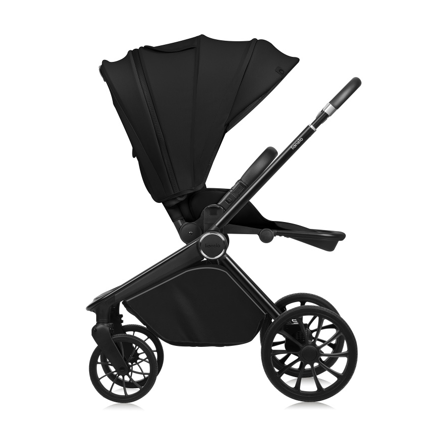 Lionelo - Combinatiekinderwagen 2-in-1 MIKA PLUS Zwart Onyx
