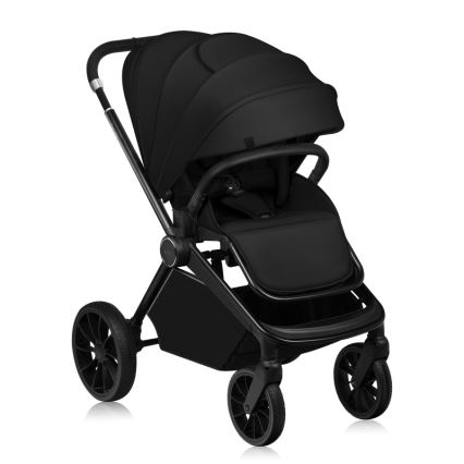 Lionelo - Combinatiekinderwagen 2-in-1 MIKA PLUS Zwart Onyx