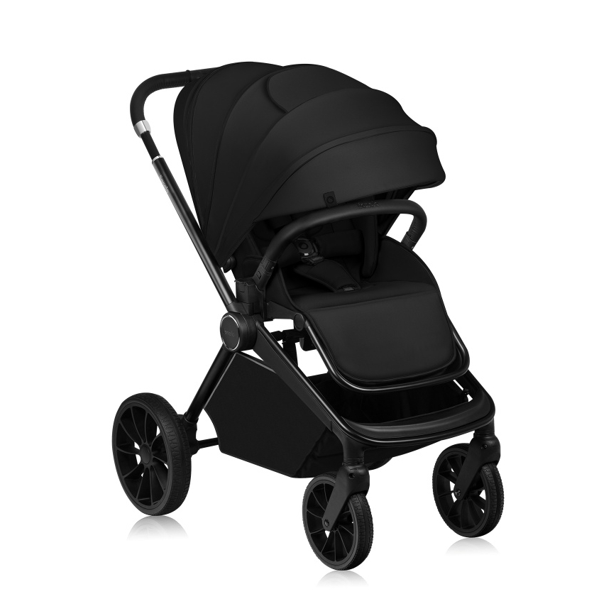 Lionelo - Combinatiekinderwagen 2-in-1 MIKA PLUS Zwart Onyx