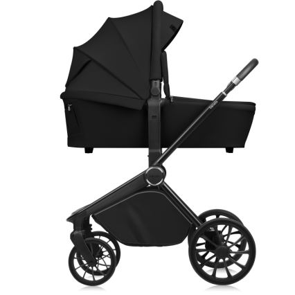 Lionelo - Combinatiekinderwagen 2-in-1 MIKA PLUS Zwart Onyx