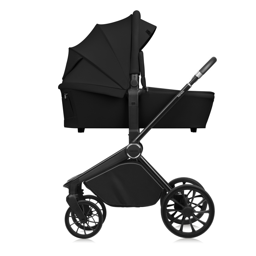 Lionelo - Combinatiekinderwagen 2-in-1 MIKA PLUS Zwart Onyx