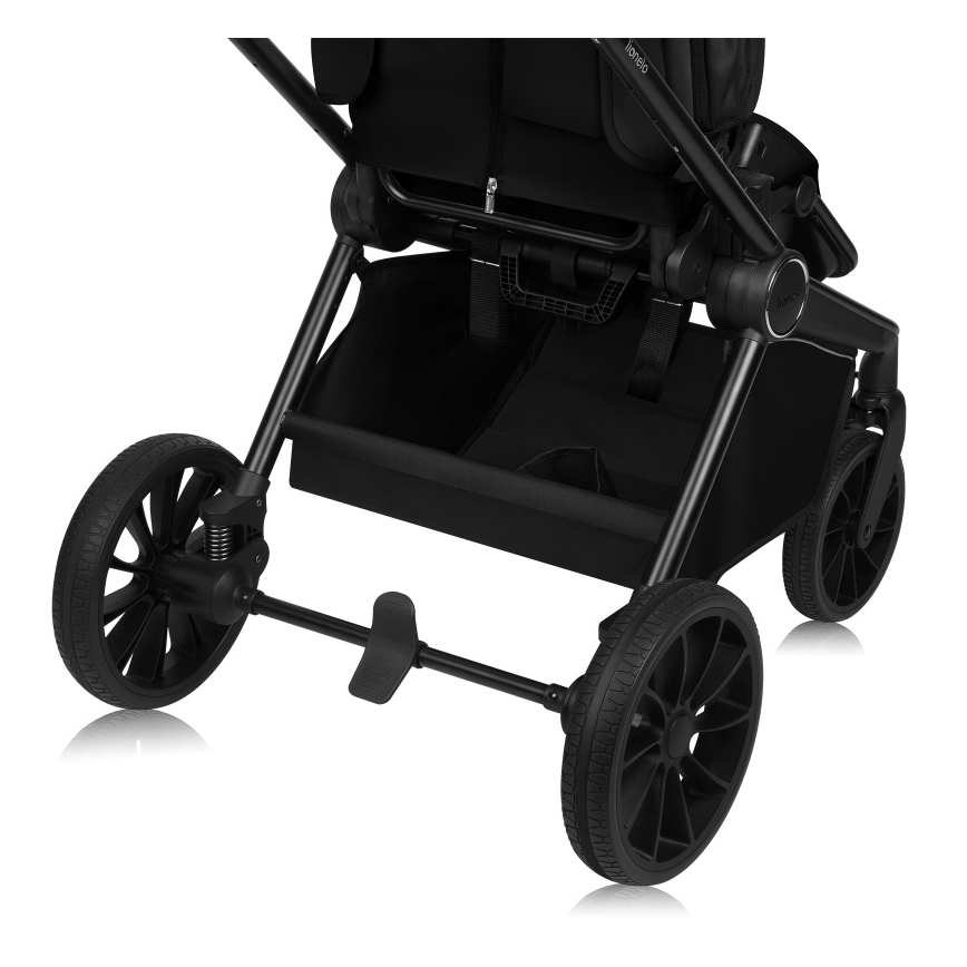 Lionelo - Combinatiekinderwagen 2-in-1 MIKA PLUS Zwart Onyx