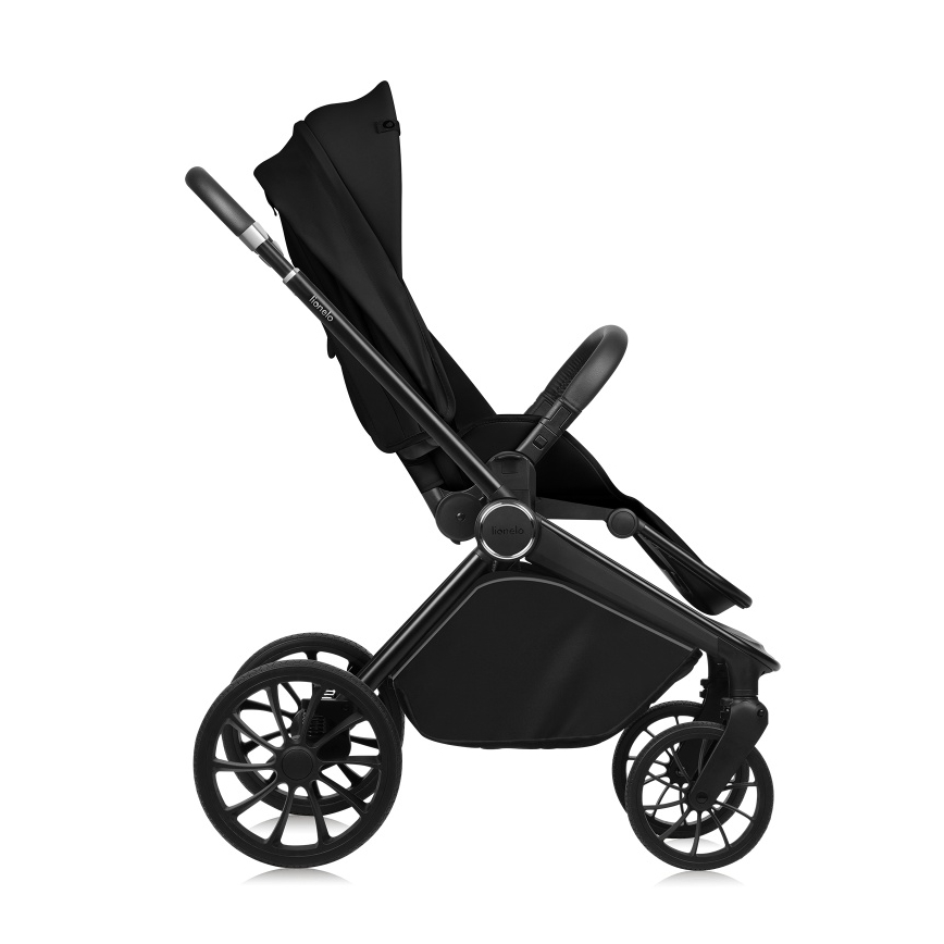 Lionelo - Combinatiekinderwagen 2-in-1 MIKA PLUS Zwart Onyx