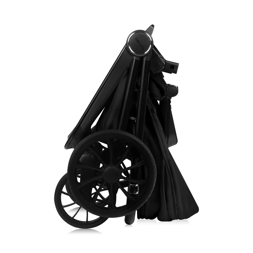 Lionelo - Combinatiekinderwagen 2-in-1 MIKA PLUS Zwart Onyx