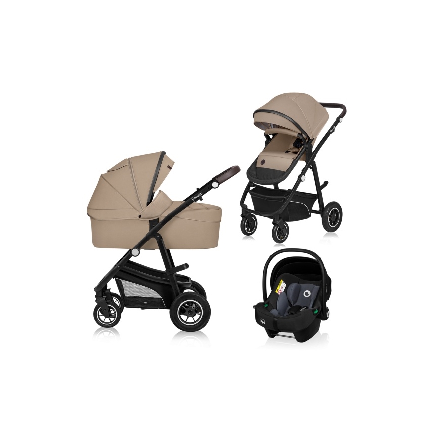 Lionelo - Combinatiekinderwagen 3-in-1 BIANKA Beige Zand