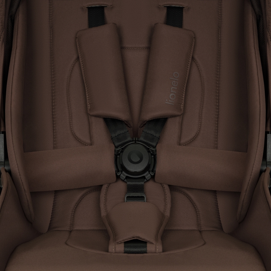 Lionelo - Combinatiekinderwagen 3-in-1 MIKA PLUS Mocha Mousse