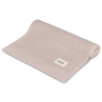 Lionelo - Couverture pour enfant en bambou 75x100 cm beige sable