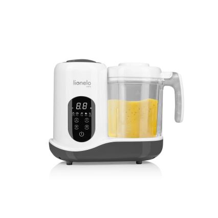 Lionelo - Cuiseur vapeur 5 en 1 BABYMENU 110W/230V blanc/gris