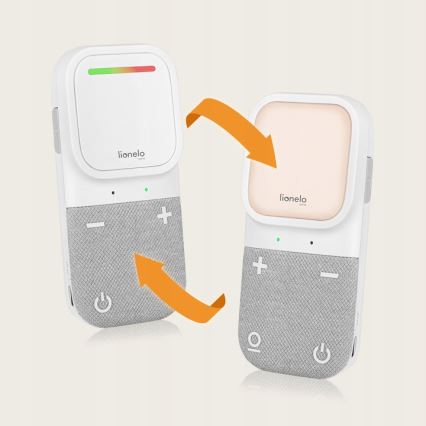 Lionelo - Draadloze oplaadbare audio-babyfoon BABYLINE 2.2 5V
