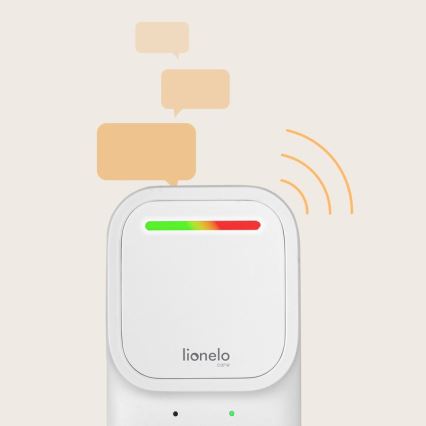 Lionelo - Draadloze oplaadbare audio-babyfoon BABYLINE 2.2 5V