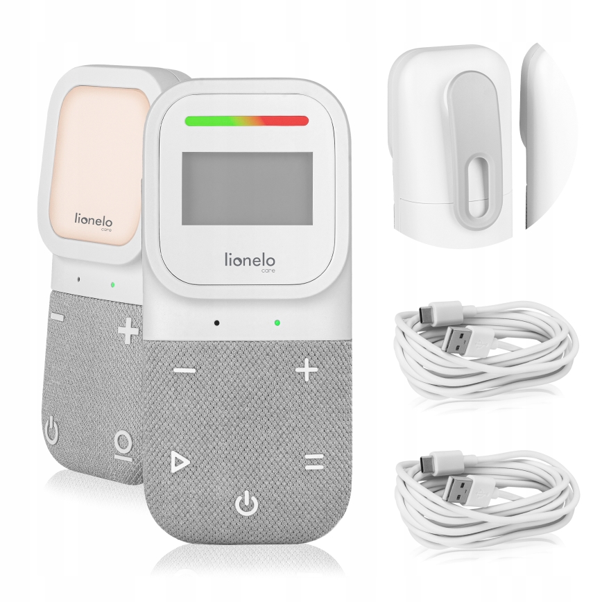 Lionelo - Draadloze oplaadbare audio-babyfoon BABYLINE 2.3 5V