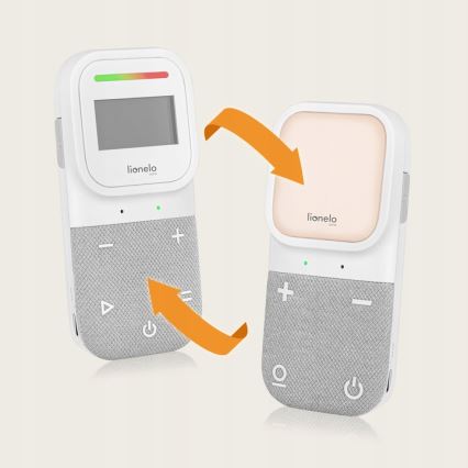 Lionelo - Draadloze oplaadbare audio-babyfoon BABYLINE 2.3 5V