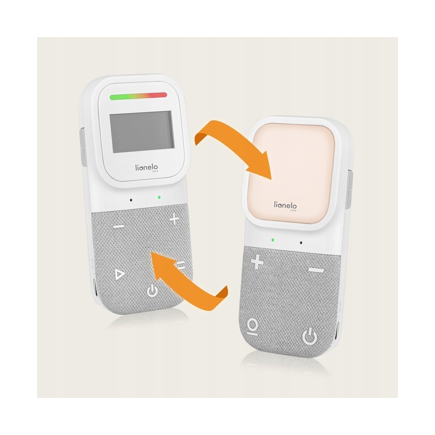 Lionelo - Draadloze oplaadbare babyfoon BABYLINE 2.3 5V
