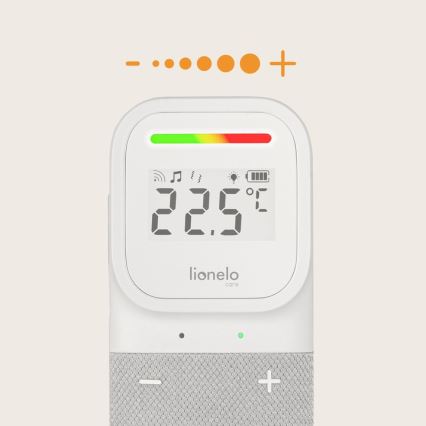 Lionelo - Draadloze oplaadbare babyfoon BABYLINE 2.3 5V