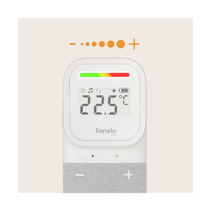 Lionelo - Draadloze oplaadbare babyfoon BABYLINE 2.3 5V