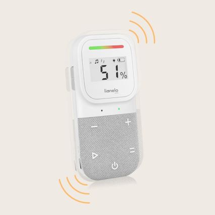 Lionelo - Draadloze oplaadbare babyfoon BABYLINE 2.3 5V